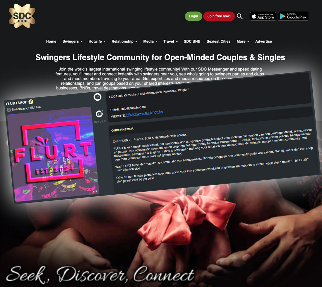 đ„ FLURT is nu officieel te vinden op SDC.com!