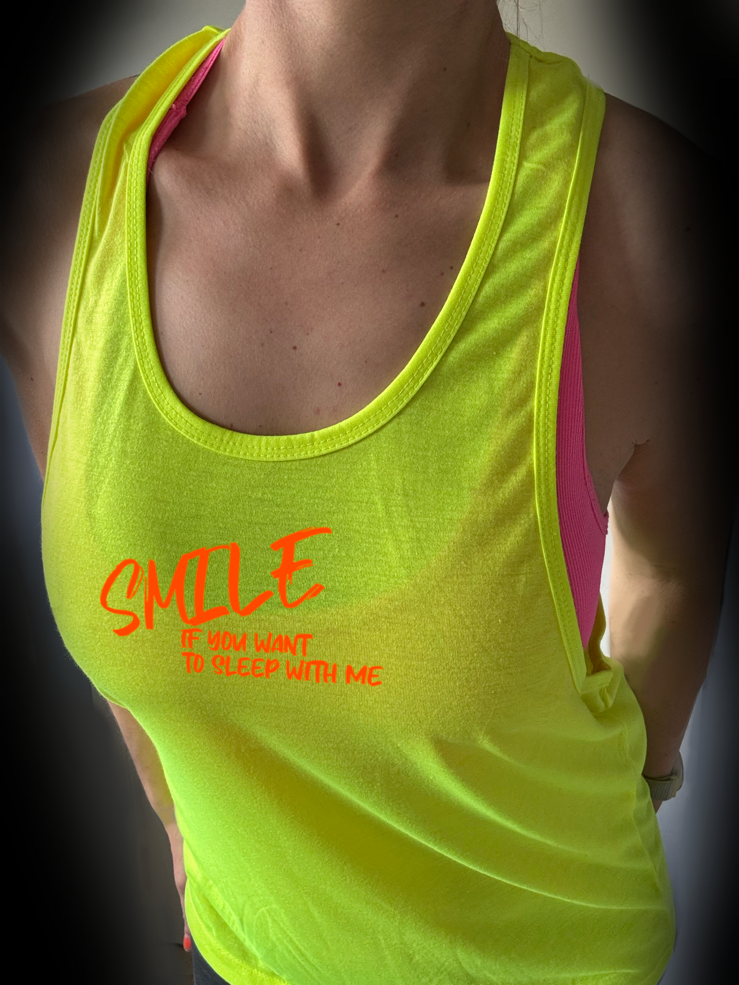 Neon Smile if you wanna… Beach Top