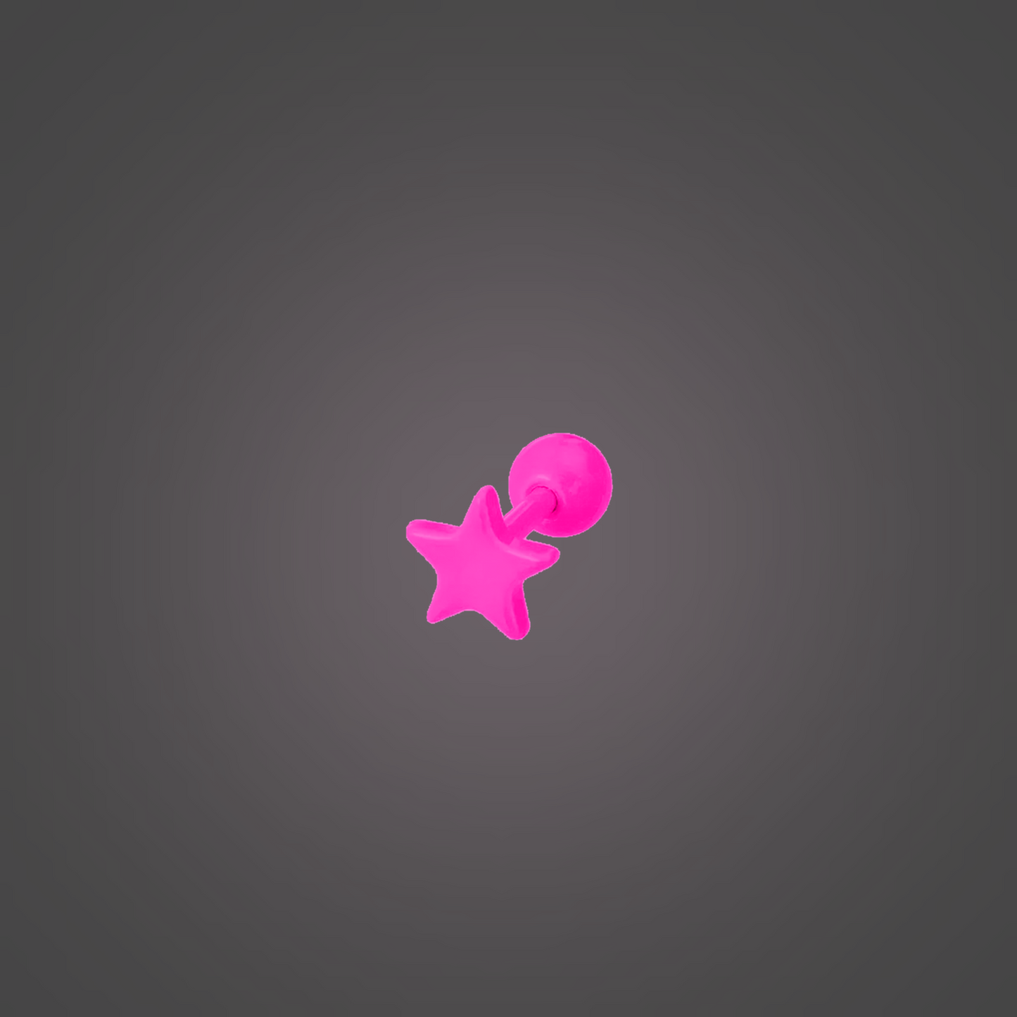 Neon Star Stud (3 kleuren)