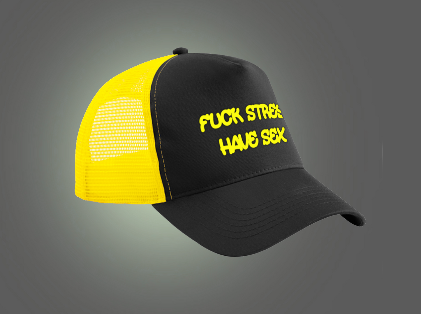 Fuck Stress, Have Sex Trucker Hat