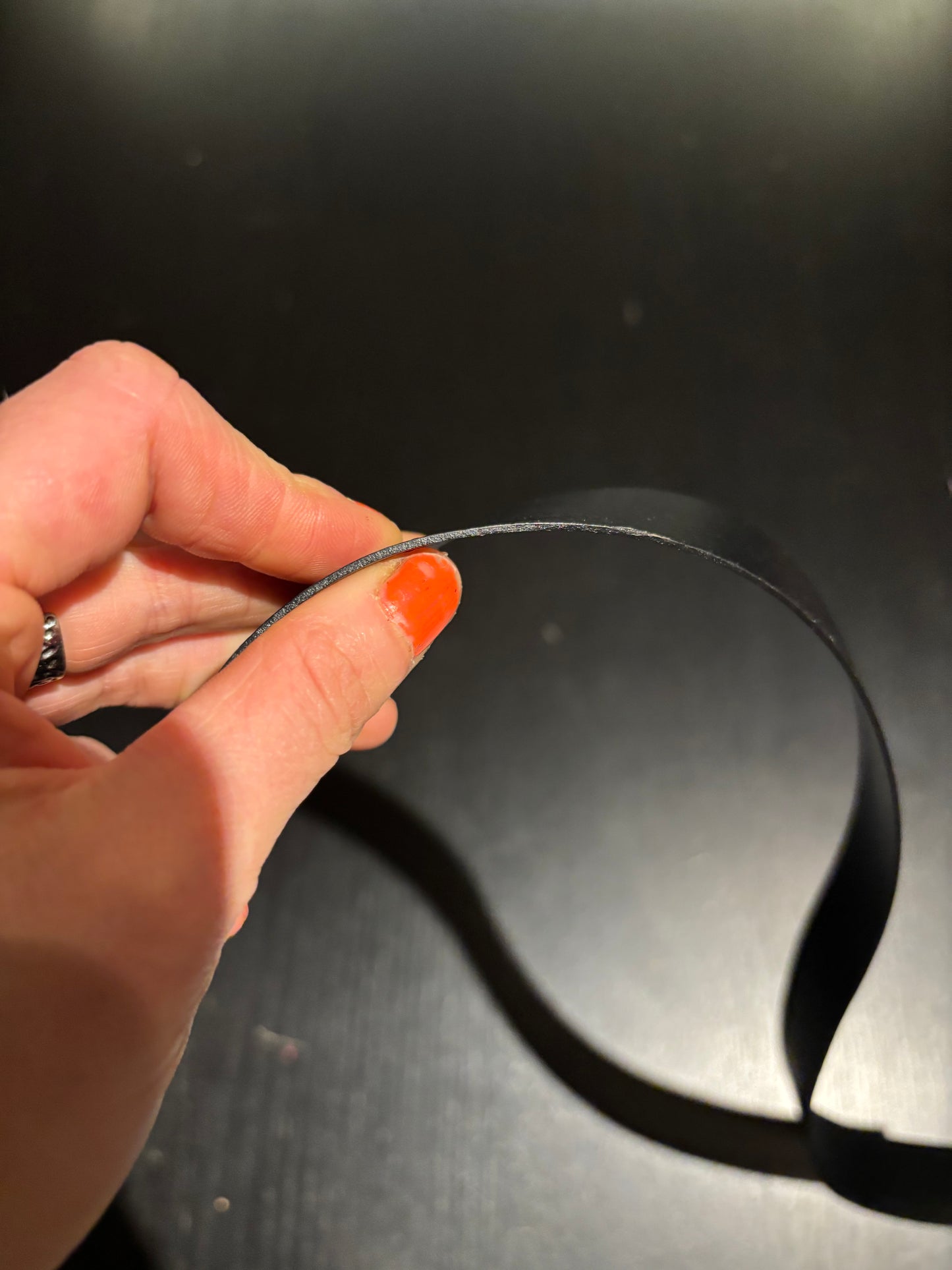 Dun leren band (1.7mm dikte- 30mm breedte)