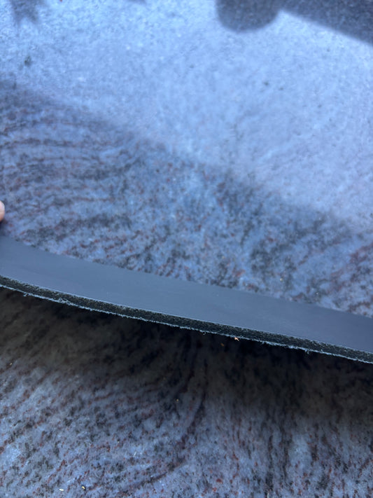 Bracelet en cuir épais (épaisseur 3 mm - largeur 30 mm)