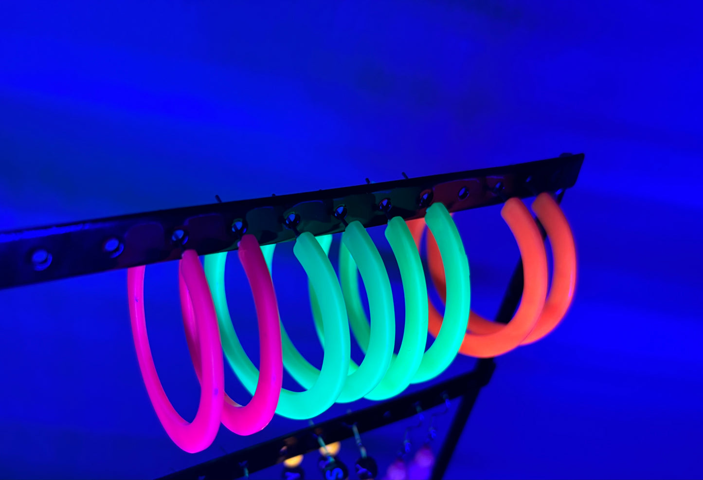 Fluo Party Oorbellen