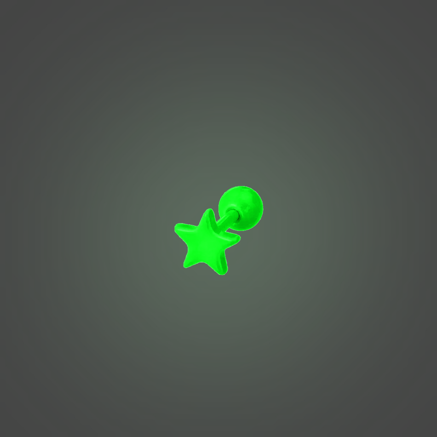 Neon Star Stud (3 kleuren)