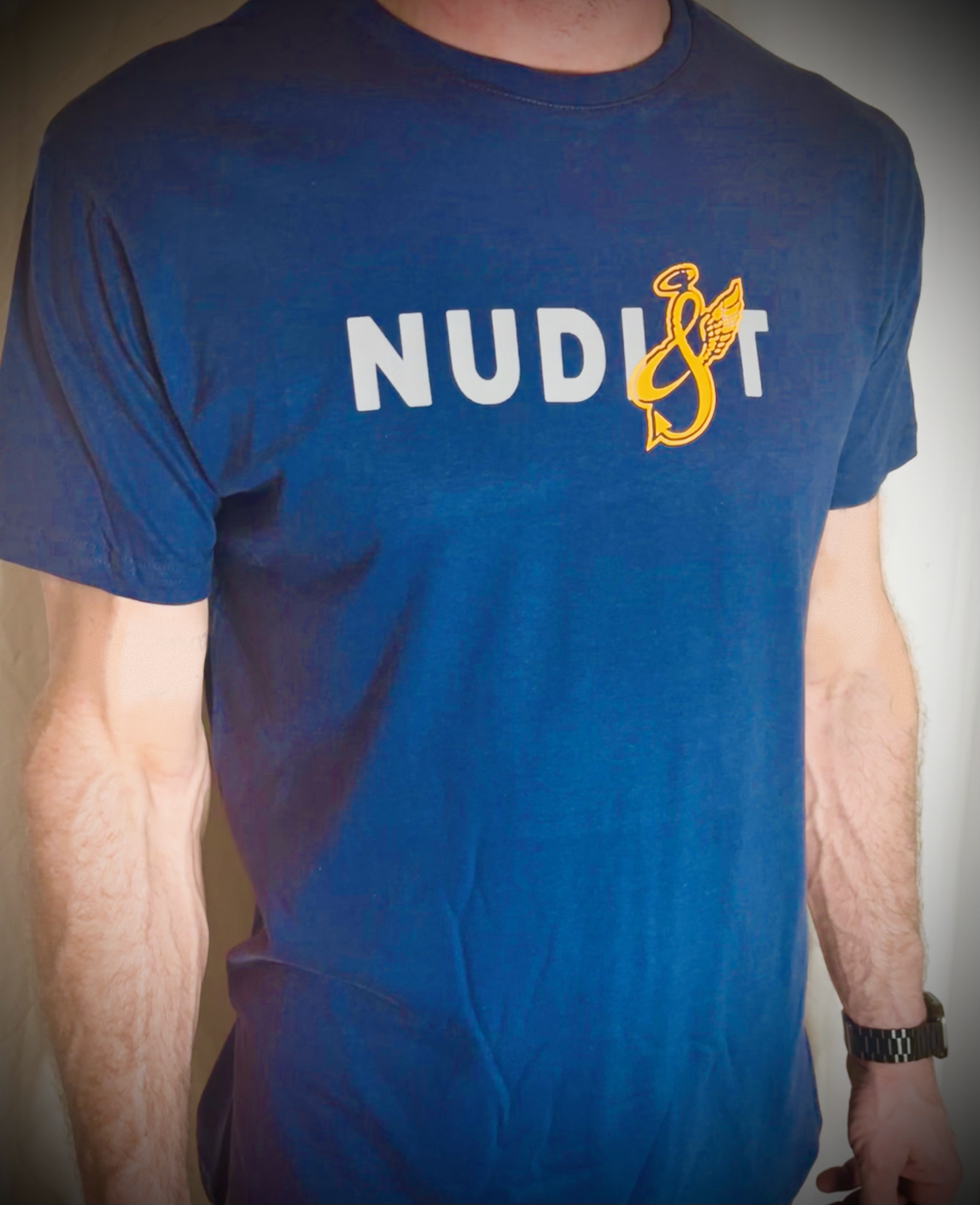 Nudist T-Shirt Man