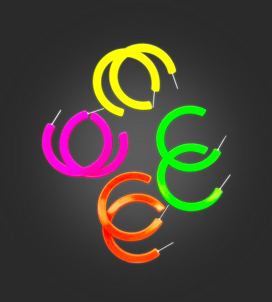 Fluo Party Earrings