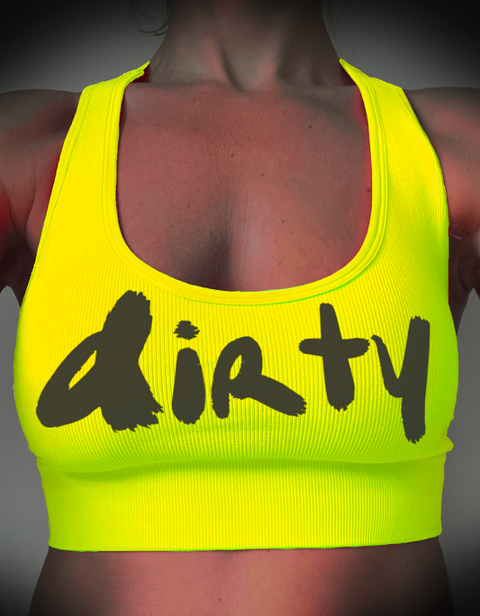 Crop top inscription personnalisée