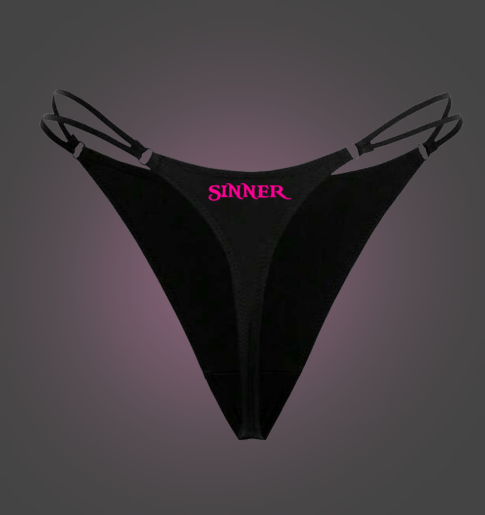 Sinner String (zwart)