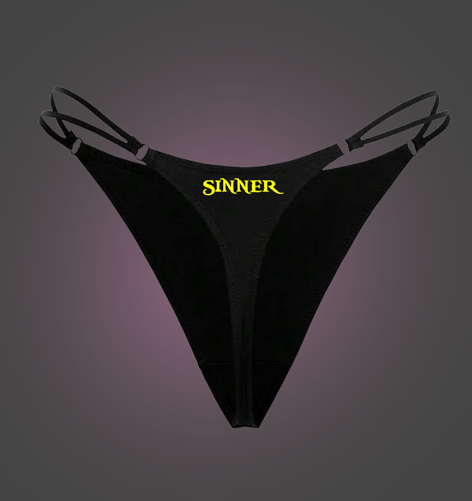Sinner String (zwart)