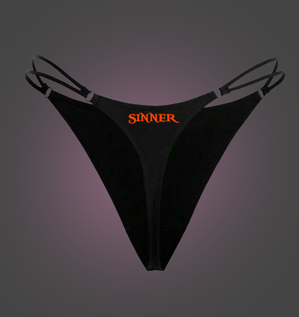 Sinner String (zwart)