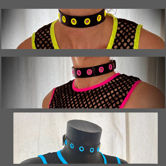 Collier ras du cou assorti