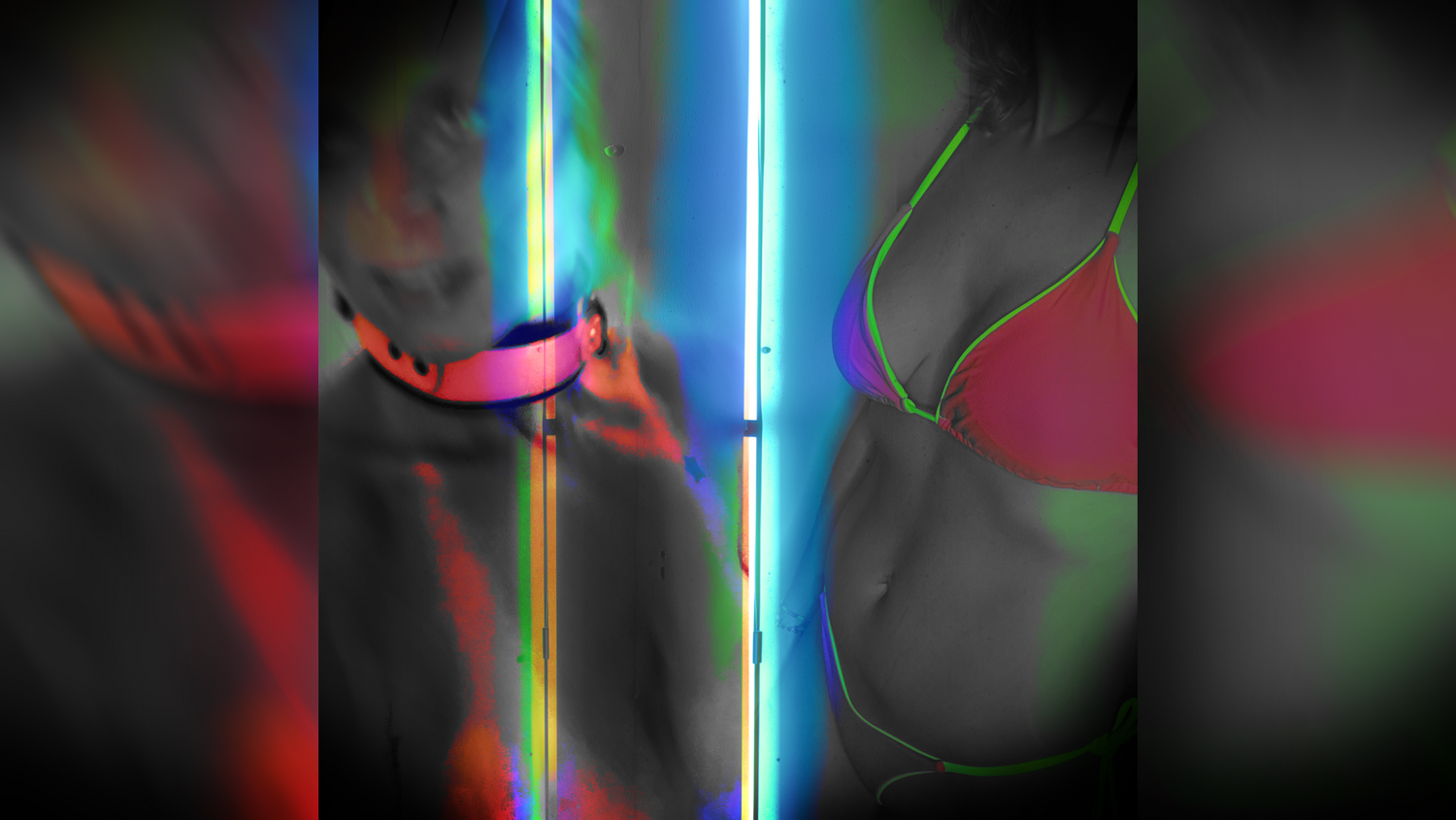 Neon lingerie