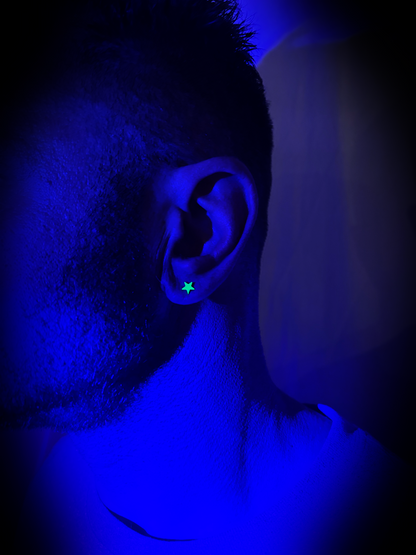 Neon Star Stud (3 kleuren)