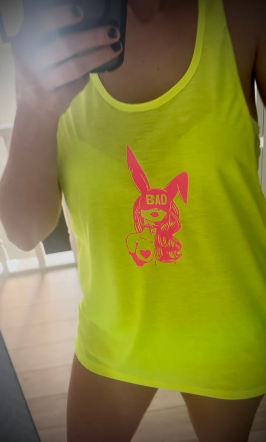 Neon Bad Babe Beach Top
