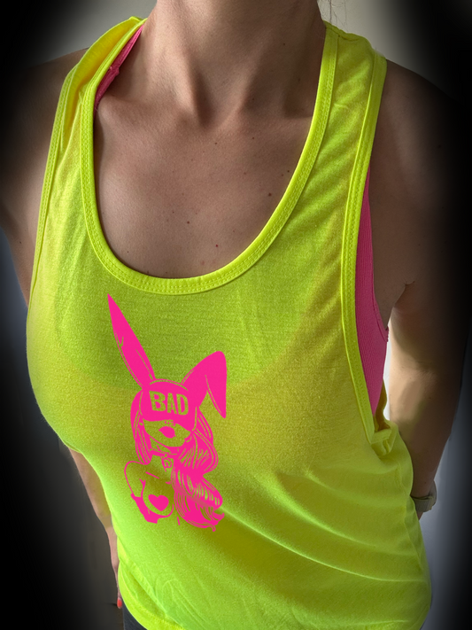Neon Bad Babe Beach Top
