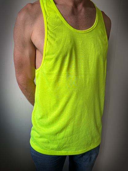 Base Tanktop Fluo Yellow (unisex)