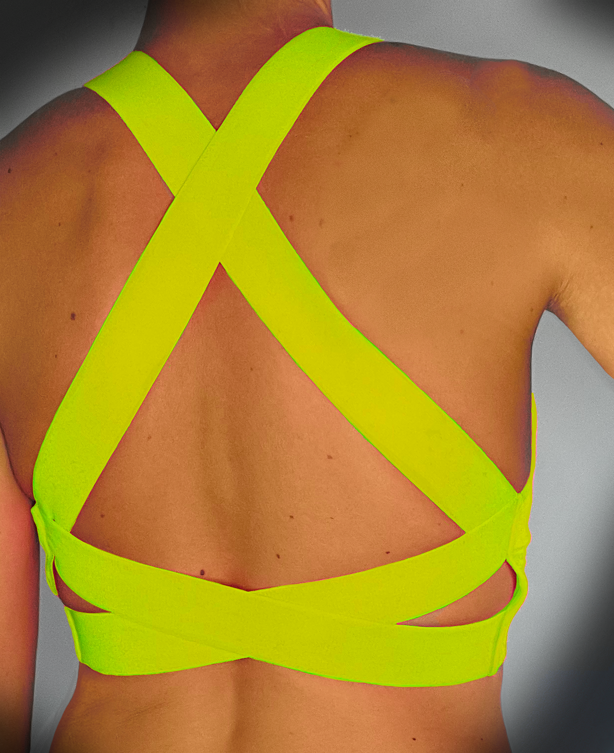 Fluo Yellow Stretch Top