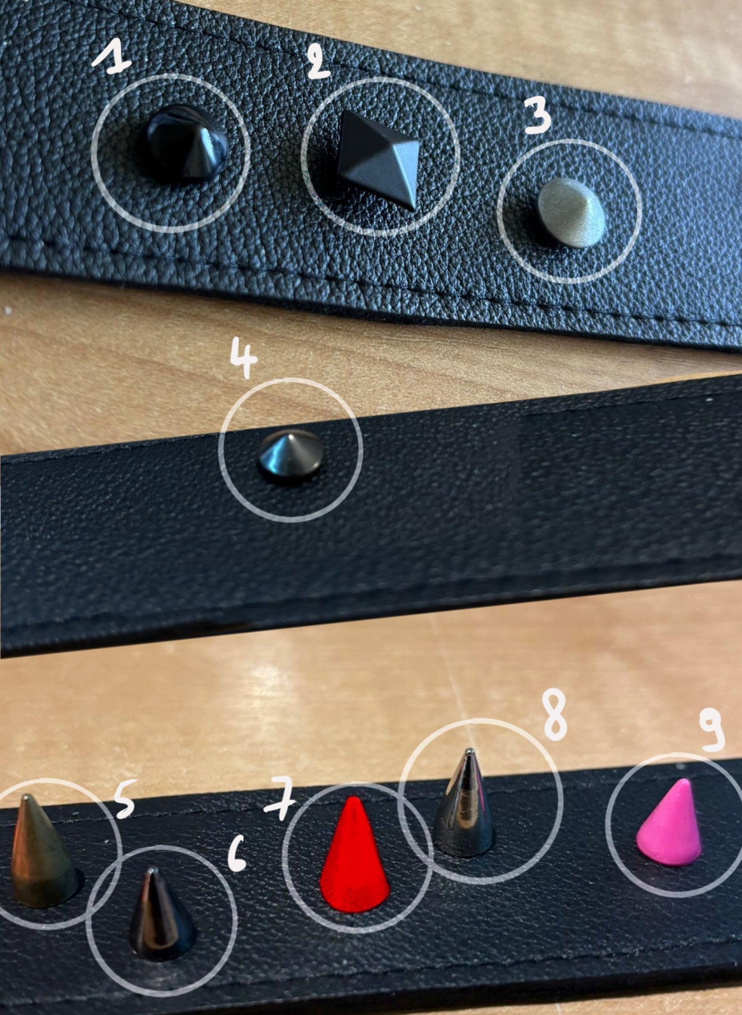 Zigzagged Leather Harnas